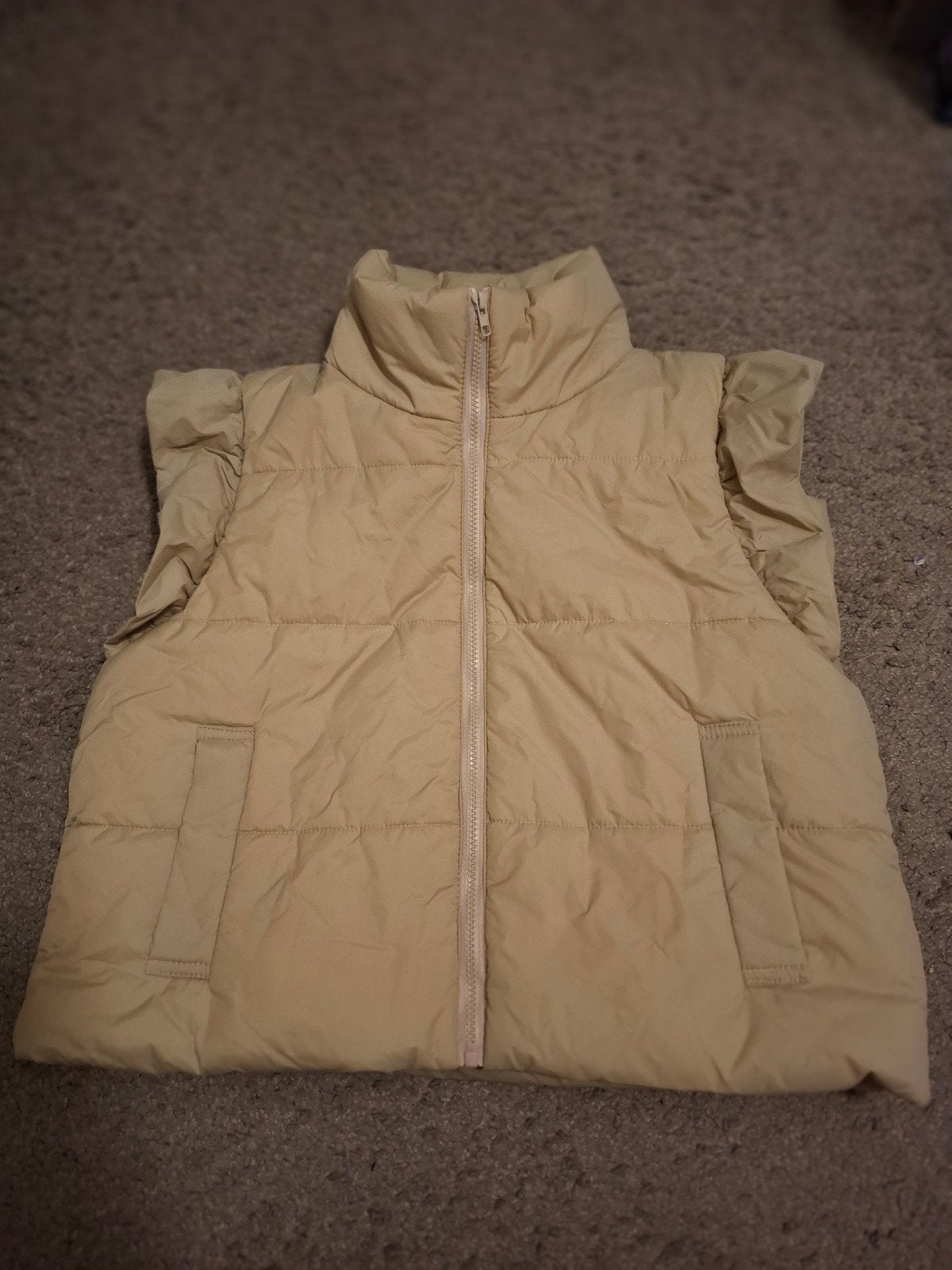 Nieuw beige bodywarmer maat L, Ophalen of Verzenden, Nieuw, Maat 42/44 (L), Beige