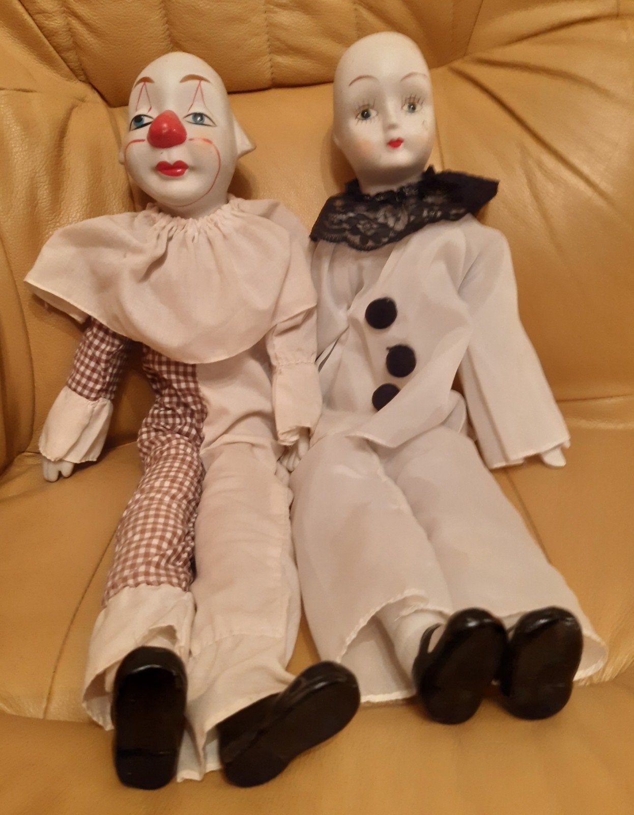 2 poppen, Verzamelen, Poppen, Ophalen of Verzenden, Zo goed als nieuw, Pop