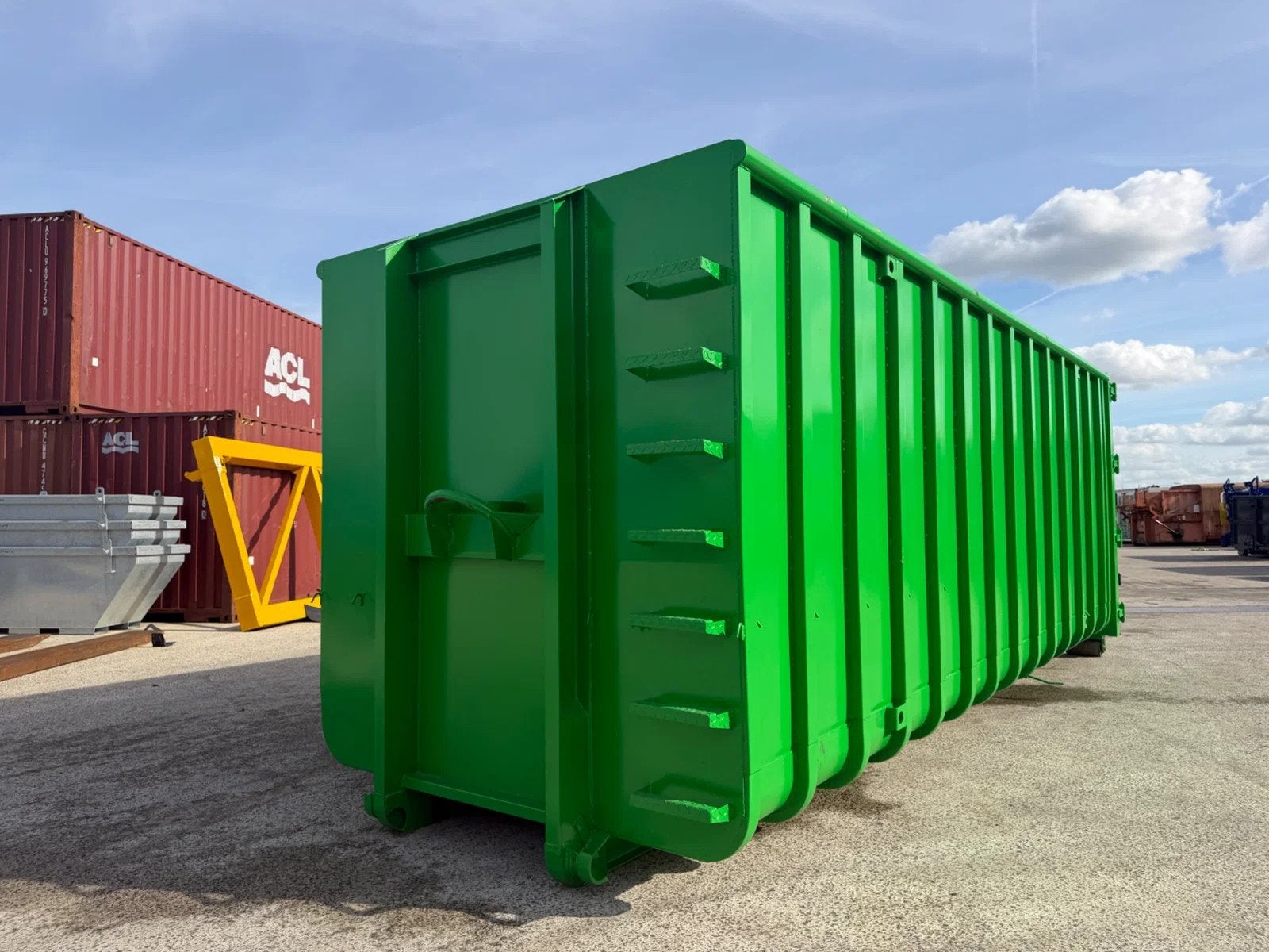 Sidalco 40m3 open container ral 6037 (bj 2026)