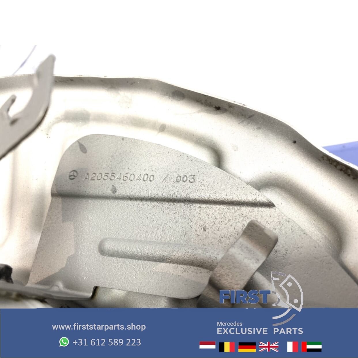 W205 C63s AMG FUSEE WIELLAGER LINKS ACHTER C KLASSE 63 2014-, Gebruikt, -, Ophalen of Verzenden, -