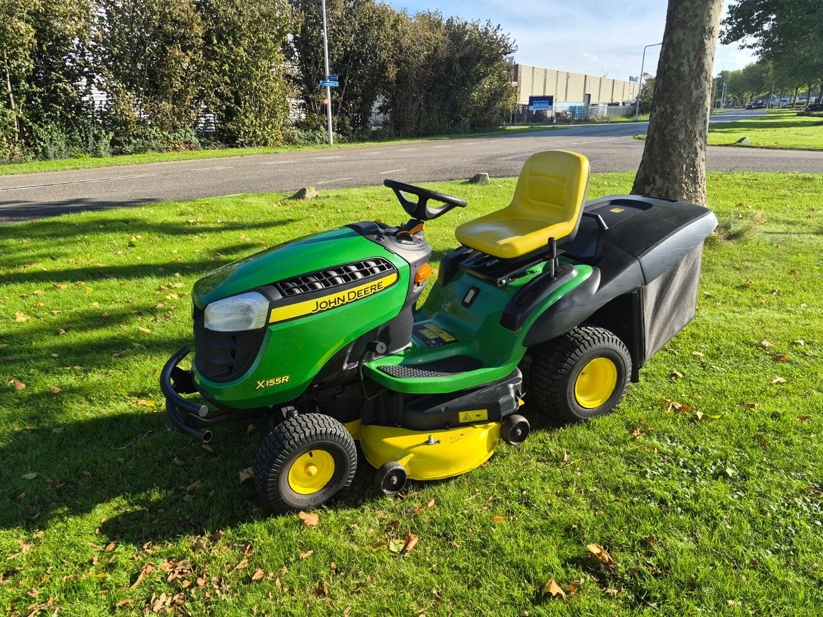 John deere x155r, Gebruikt, Elektrische starter, 90 tot 120 cm, Ophalen