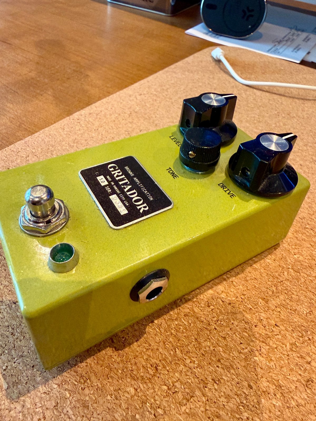 Browne Amplification Gritador Overdrive/Fuzz Pedaal, Muziek en Instrumenten, Ophalen of Verzenden, Zo goed als nieuw, Distortion, Overdrive of Fuzz