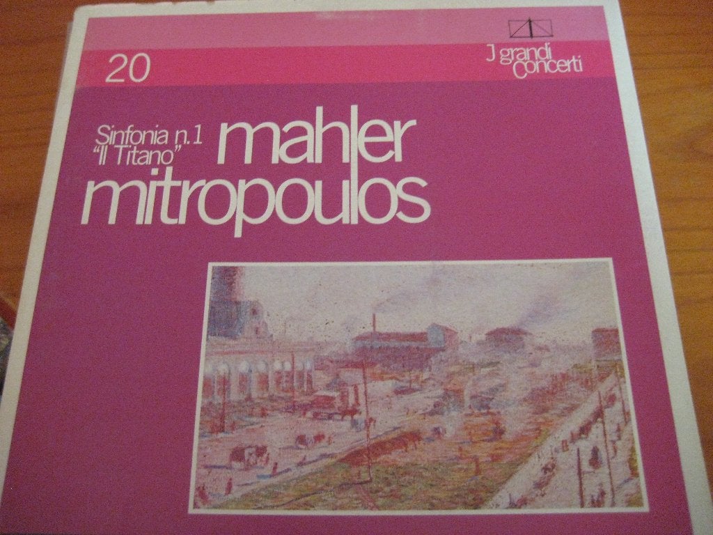 LP, Mahler Mitropoulos; Sinfonia Nr. 1 "Il Titano", Ophalen of Verzenden, Zo goed als nieuw, Romantiek, 12 inch
