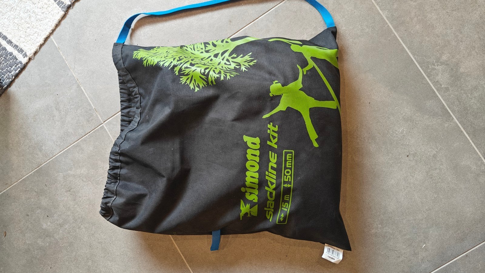 Simond Slackline Kit - 15m x 50mm, Ophalen of Verzenden, Zo goed als nieuw