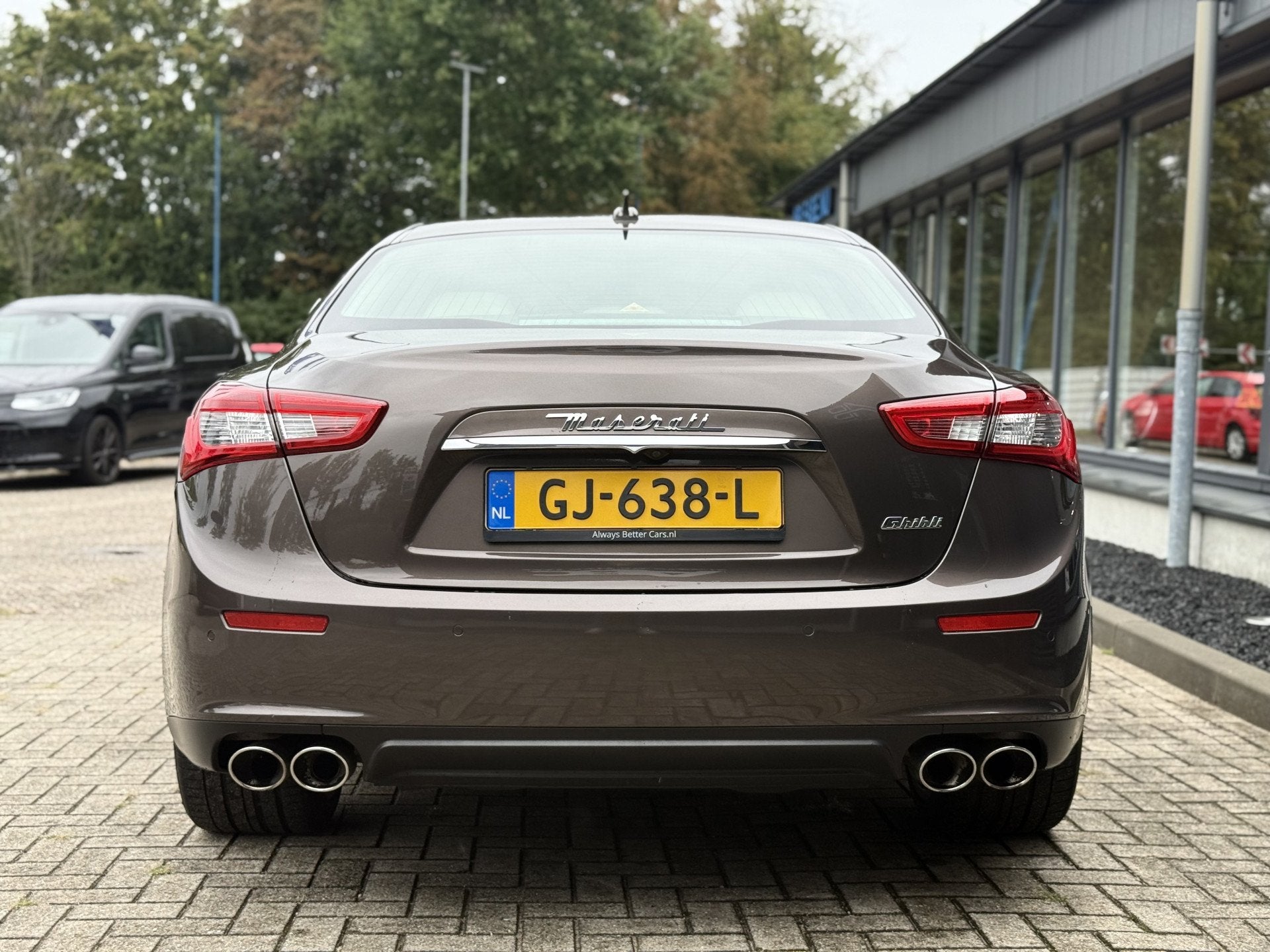 Maserati Ghibli 3.0 V6 D (bj 2015, automaat), Auto's, Maserati, Euro 5, Achterwielaandrijving, Gebruikt, Beige