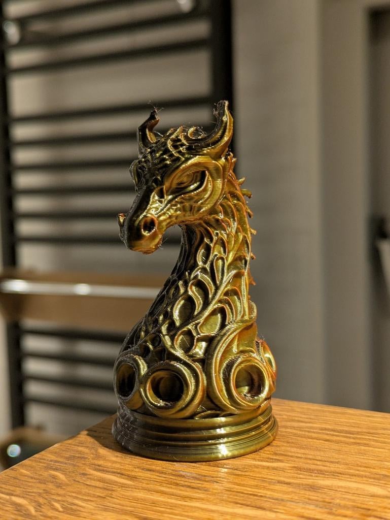 Decoratief schaakstuk, kleurveranderend, 8cm hoog, Ophalen of Verzenden, Nieuw, Dier