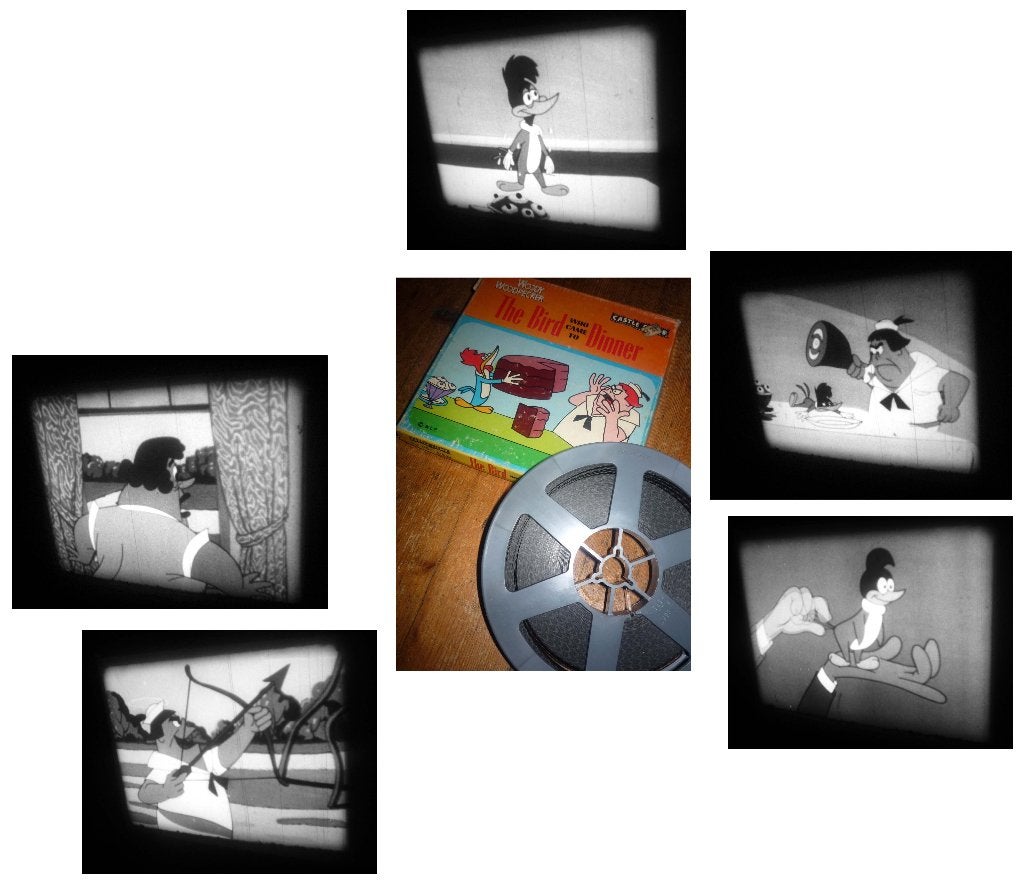 8mm film Woodpecker - Bird who came to Dinner, Ophalen of Verzenden, 8mm film
