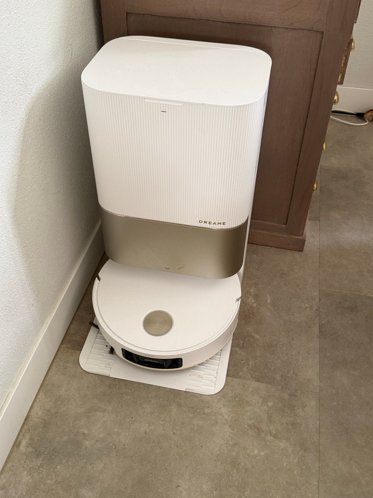 Dreame Robotstofzuiger met zelfreinigend station, Ophalen, Dreame, Automatisch legen, Zo goed als nieuw