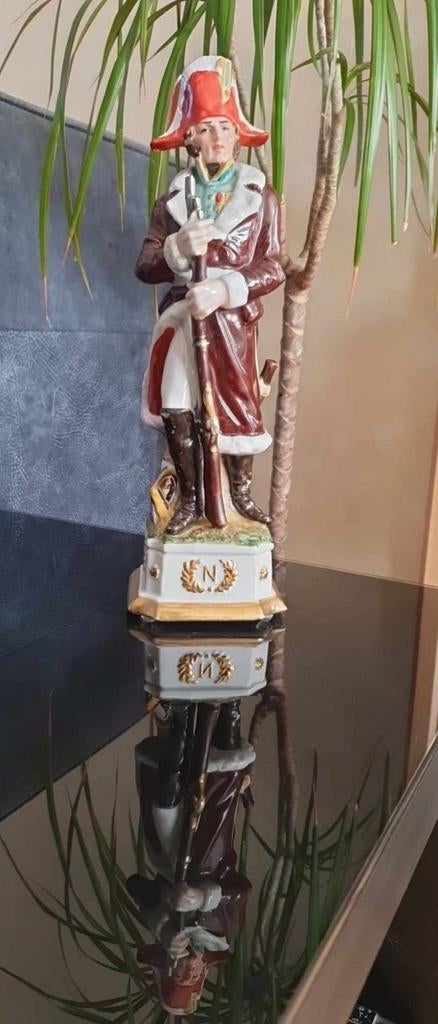Antieke Napoleon Beeld met Expressieve Gelaatstrekken, Antiek en Kunst, Ophalen of Verzenden