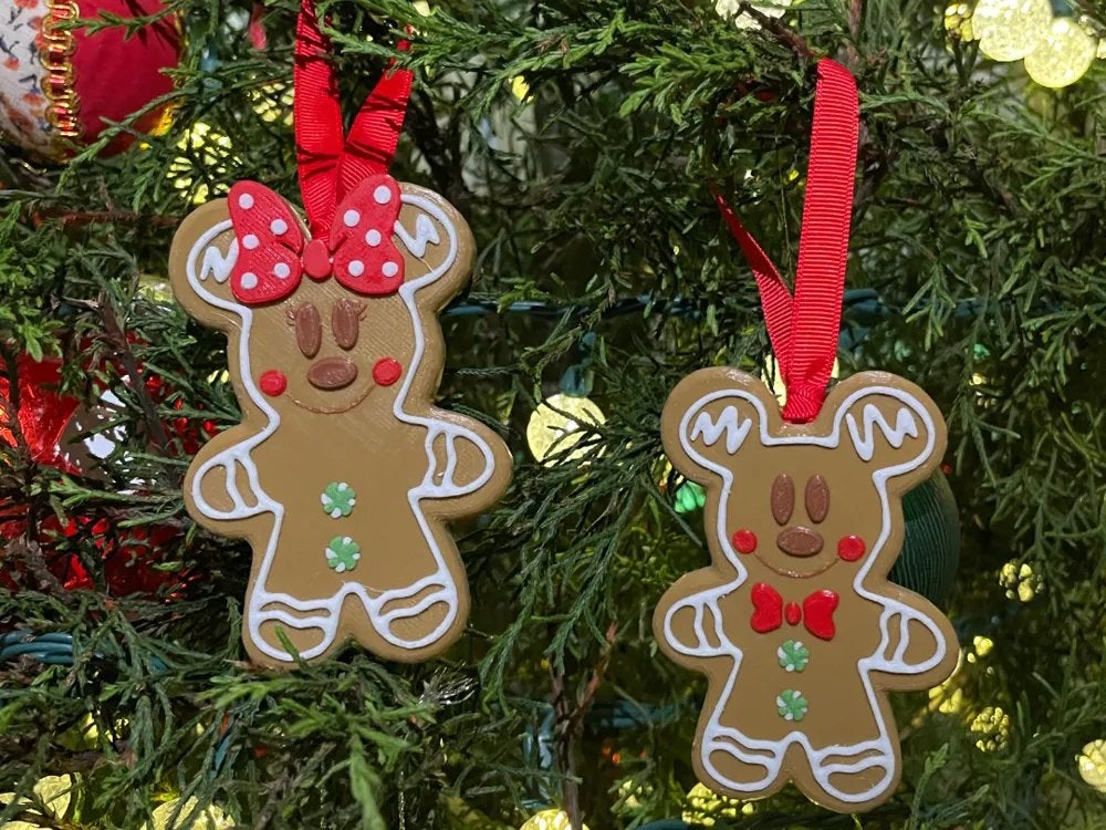 Mickey & minnie ginger bread kerst decoratie, Diversen, Ophalen of Verzenden