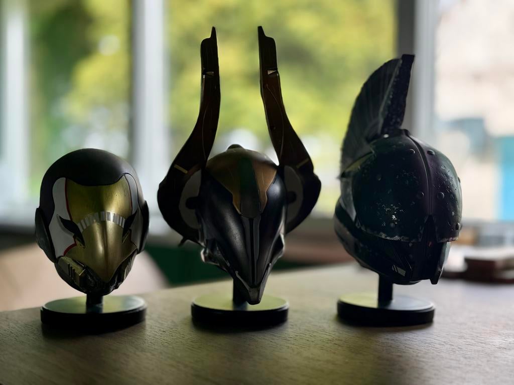 Destiny collectables helmen: Hunter, Warlock, Titan, Ophalen of Verzenden, Zo goed als nieuw