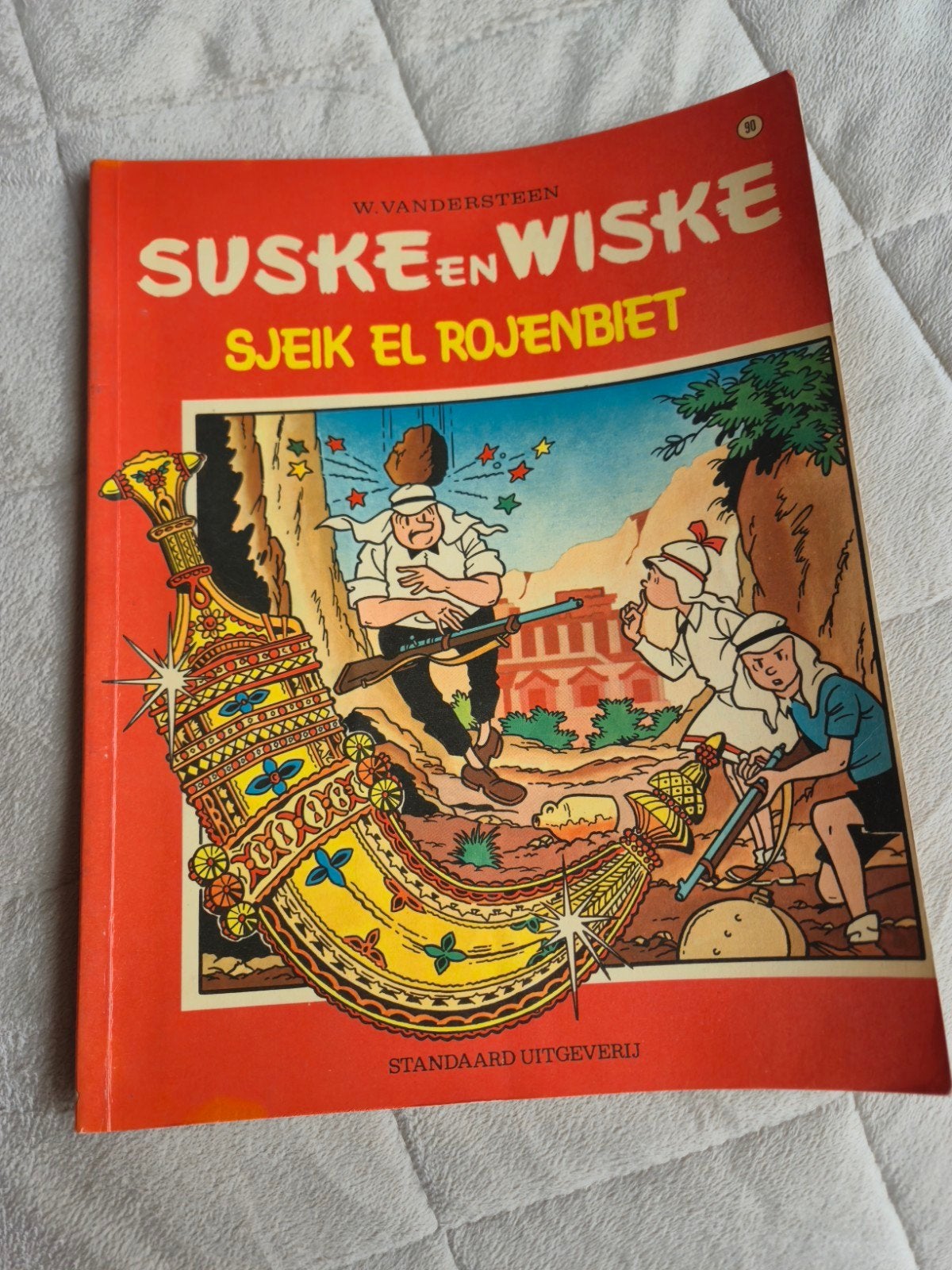 Suske en Wiske: Sjeik El Roojenbiet (Standaard Uitgeverij), Eén stripboek, Ophalen of Verzenden, Gelezen, W. Vandersteen