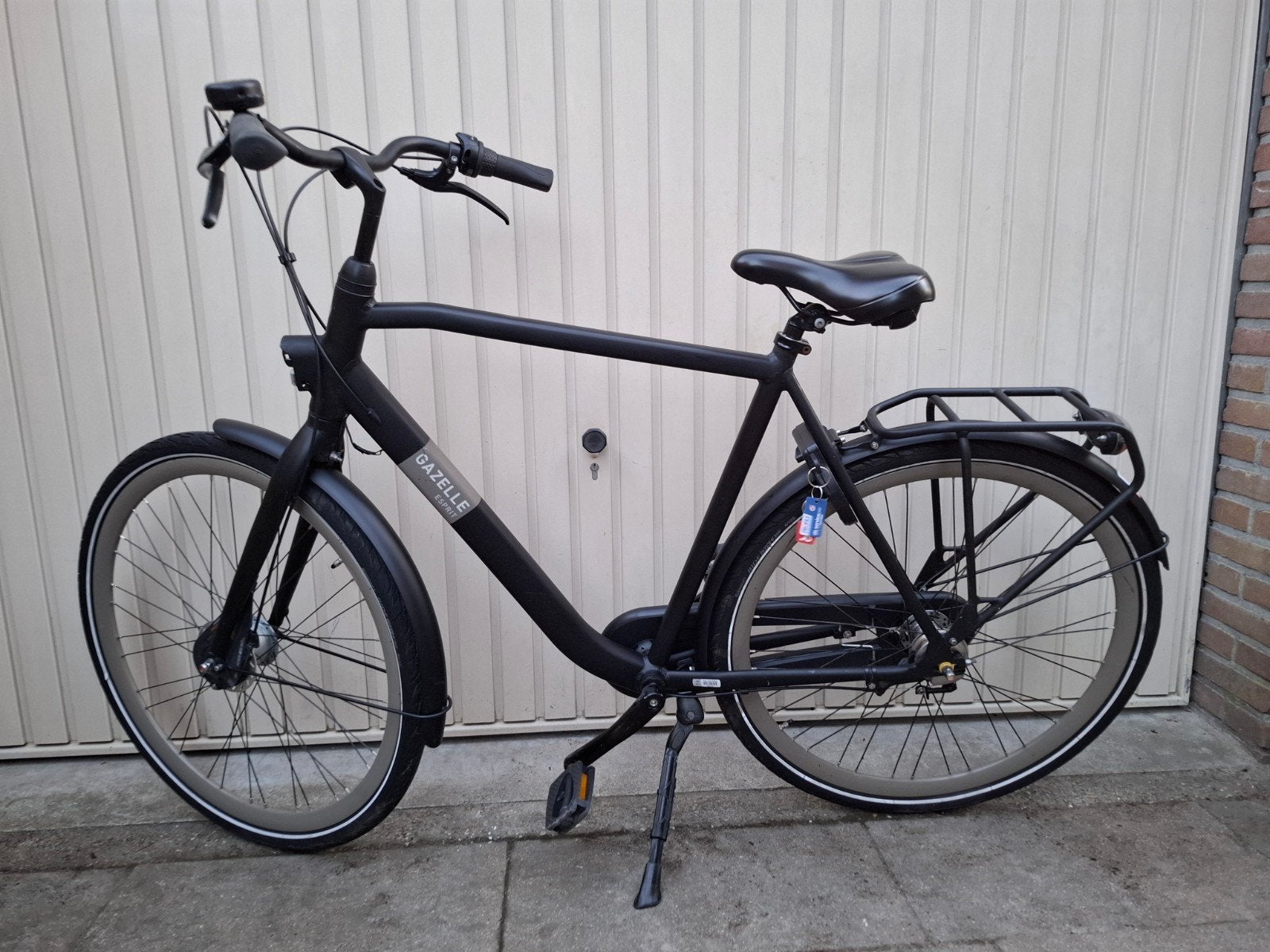 Gazelle esprit 28 inch 3 versnellingen herenfiets zwart, Fietsen en Brommers, Fietsen | Heren | Herenfietsen, Ophalen, Gebruikt
