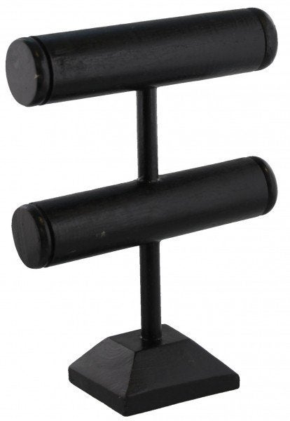 Houten armbanden display zwart - 20%, Ophalen of Verzenden, Nieuw, Overige typen