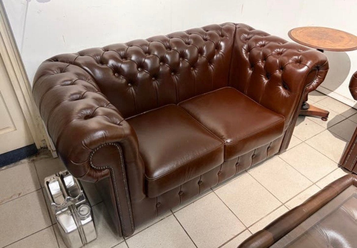 Chesterfield 2 en 3 zits set bankstel voor kantoor of huis, Ophalen