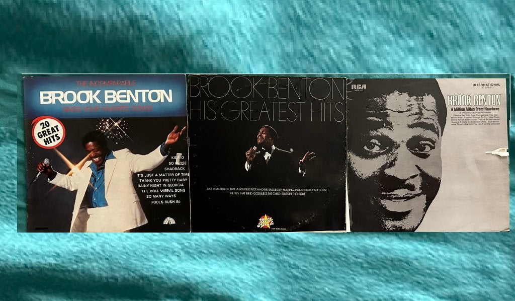 3 LP's Brook Benton (ook per stuk te koop), Cd's en Dvd's, Vinyl | R&B en Soul, LP, Gebruikt, Ophalen of Verzenden, 12 inch