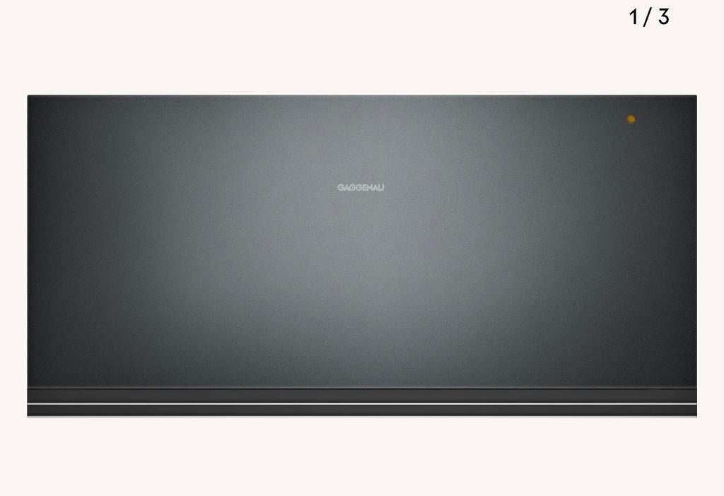 Gaggenau warmhoudlade WSP 222102 nieuw antraciet, Witgoed en Apparatuur, Overige Witgoed en Apparatuur, Nieuw, Ophalen