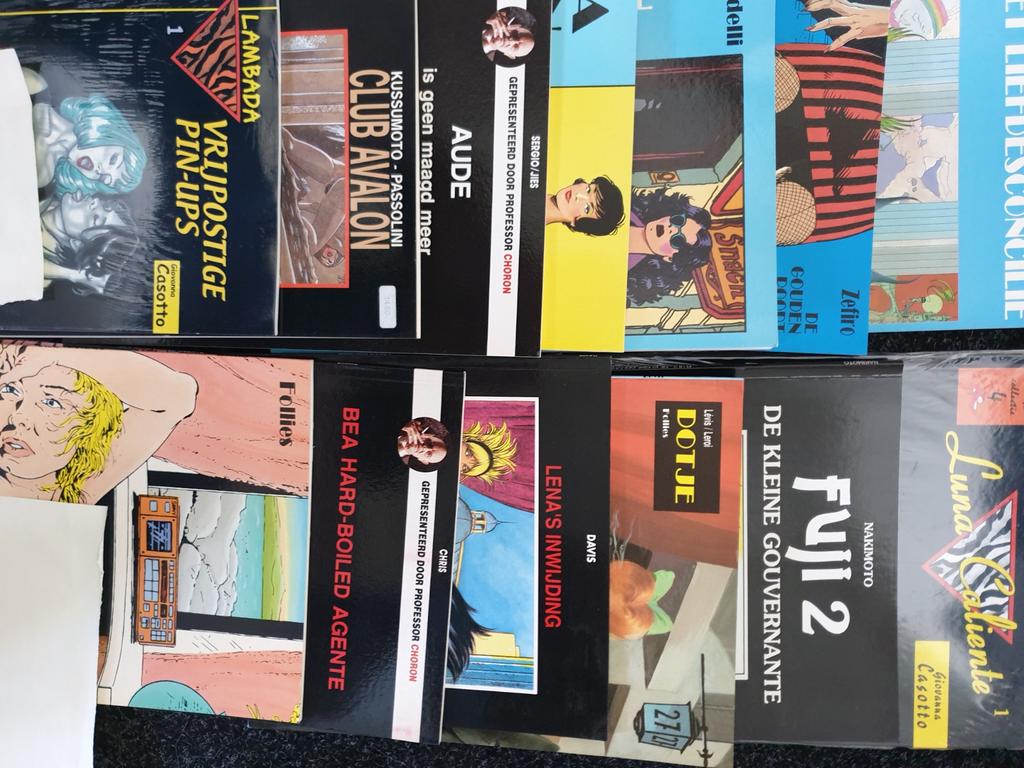 Stripboeken erothiek diversen, Meerdere stripboeken, Ophalen of Verzenden, Zo goed als nieuw