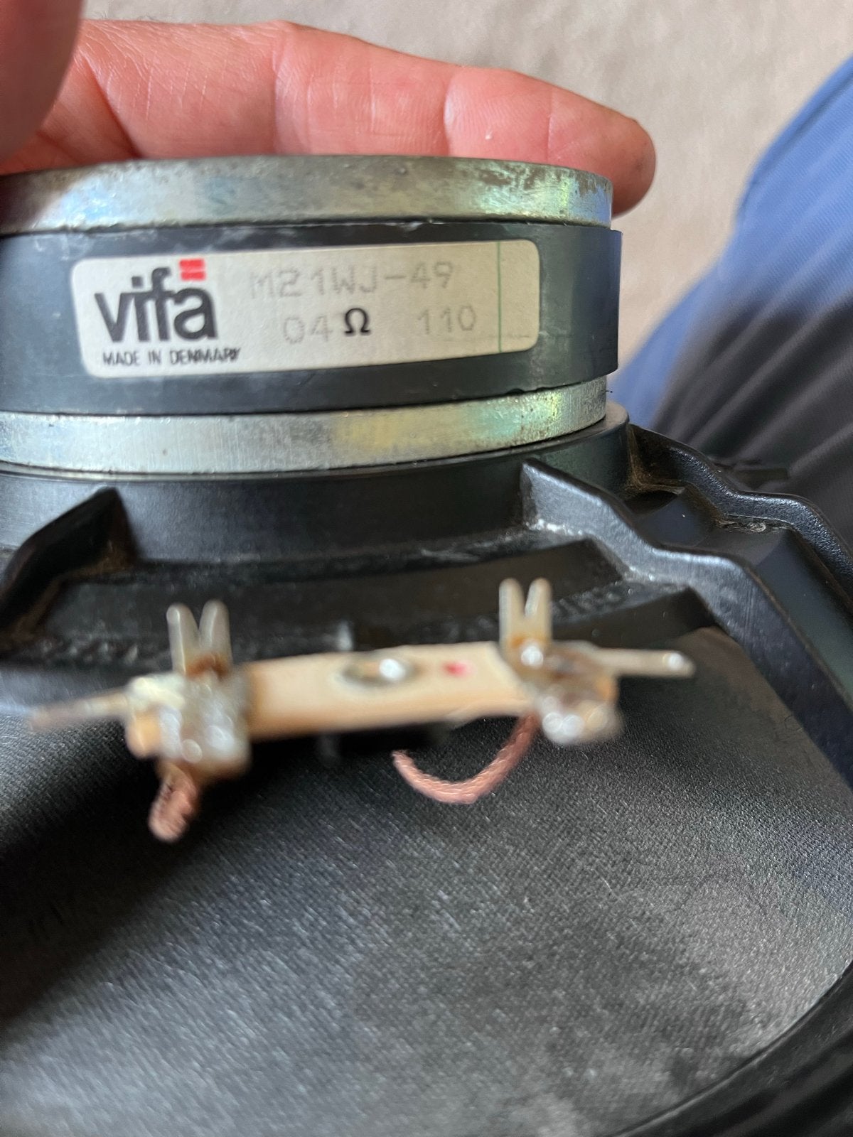Vifa M21WJ-49 04 Ohm Woofers (2 stuks), Ophalen of Verzenden, Gebruikt
