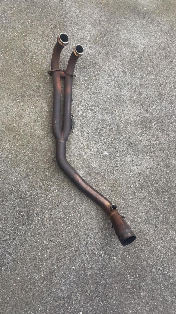 Yamaha Tmax 2008-2016 Akrapovic voorbocht, Ophalen, Gebruikt