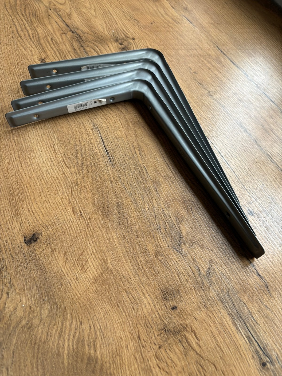 Wand planken dragers 4x 19x27cm; 5x 15x22cm, Ophalen of Verzenden, Gebruikt