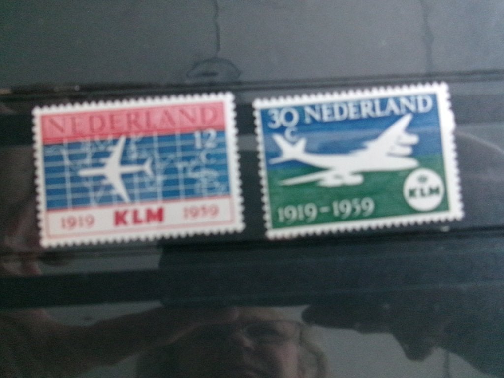 1959 - 40 jaar klm ongebruikt (31h), Postzegels en Munten, Postzegels | Nederland, Ophalen of Verzenden, Postfris