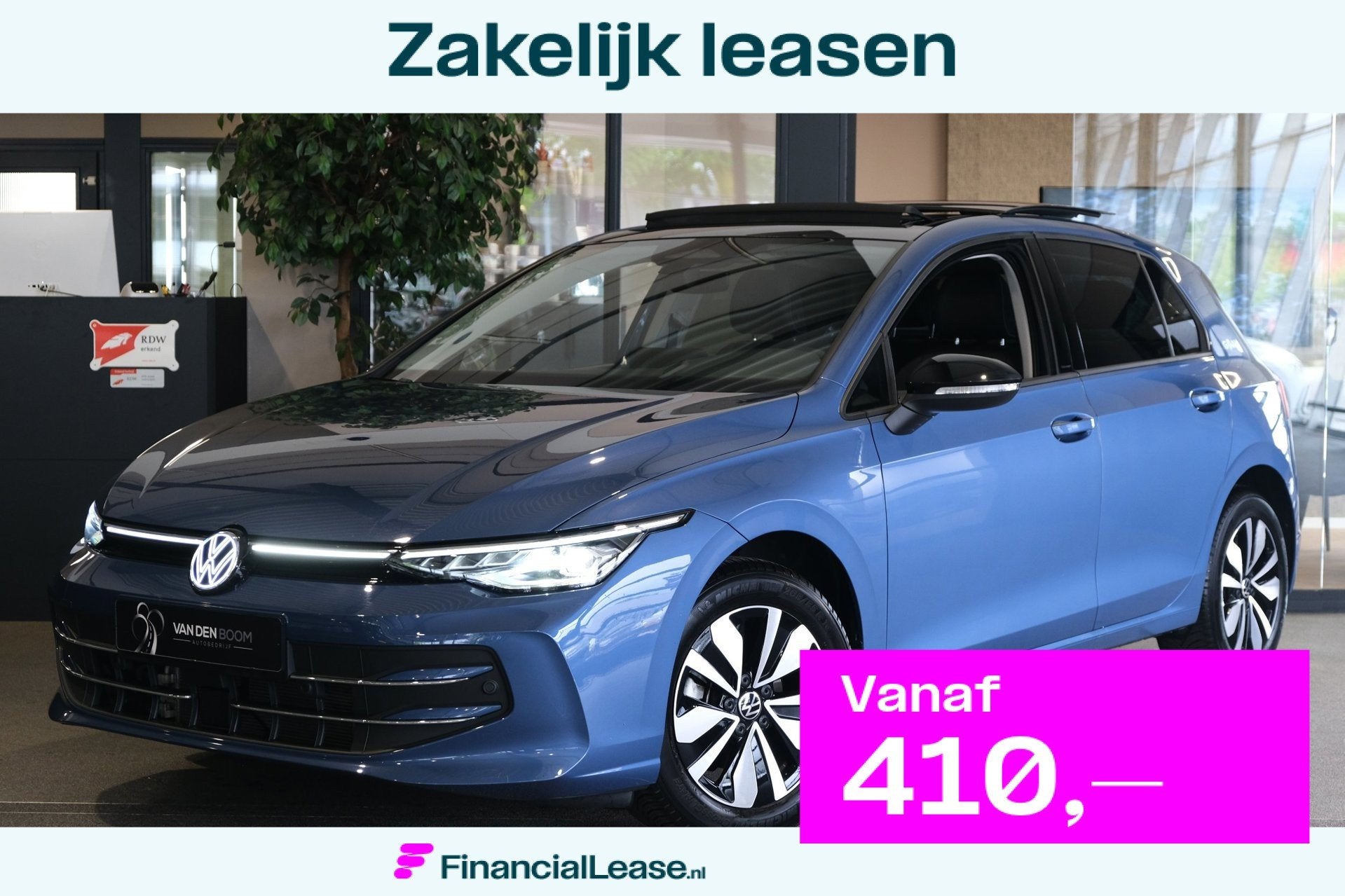 Volkswagen Golf 8.5 1.5 eTSI 115PK DSG Goal Edition Pano Nav, Dealer onderhouden, Zwart, 4 cilinders, Lichtsensor