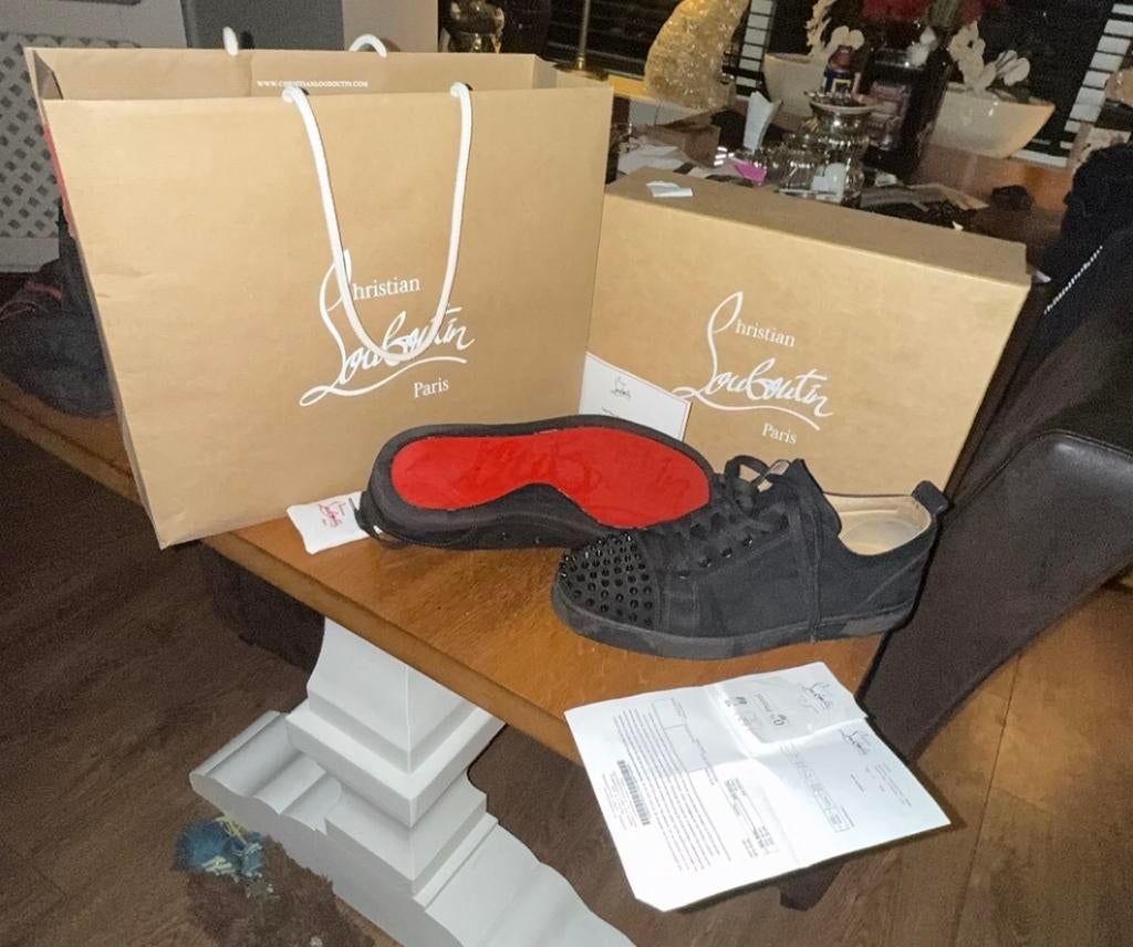 CHRISTIAN Louboutin schoenen - 100% origineel, Christian loubtin, Zwart, Ophalen of Verzenden, Sneakers of Gympen
