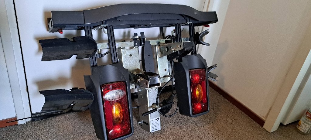 fietsendrager, Ophalen, 2 fietsen, Gebruikt, Trekhaakdrager