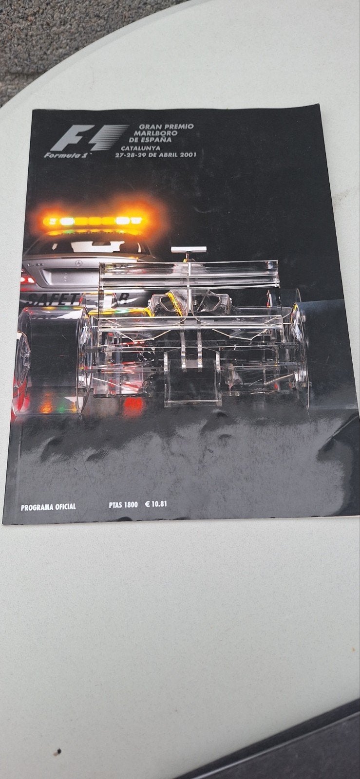 Formule 1 programmaboekje uit 2001 Barcelona (201026), Verzamelen, Ophalen of Verzenden, Zo goed als nieuw, Formule 1