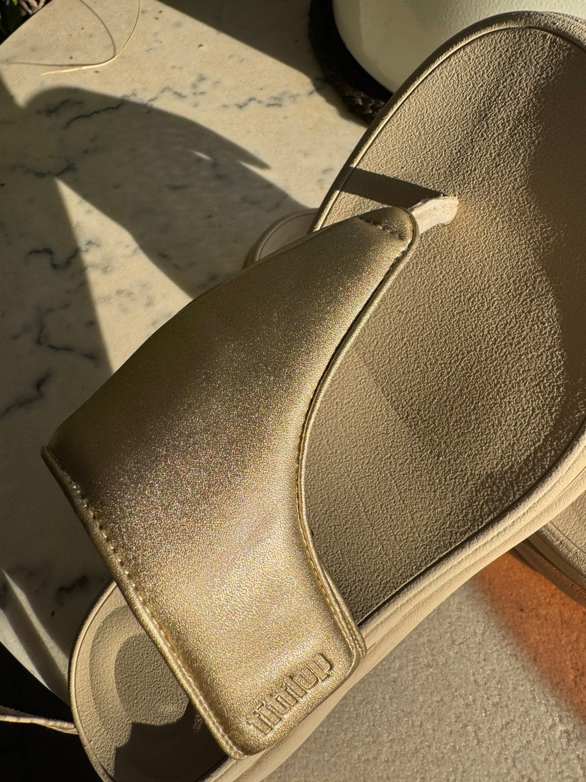 Fit Flops goud maat 40, Slippers, Overige kleuren, Ophalen of Verzenden, Zo goed als nieuw