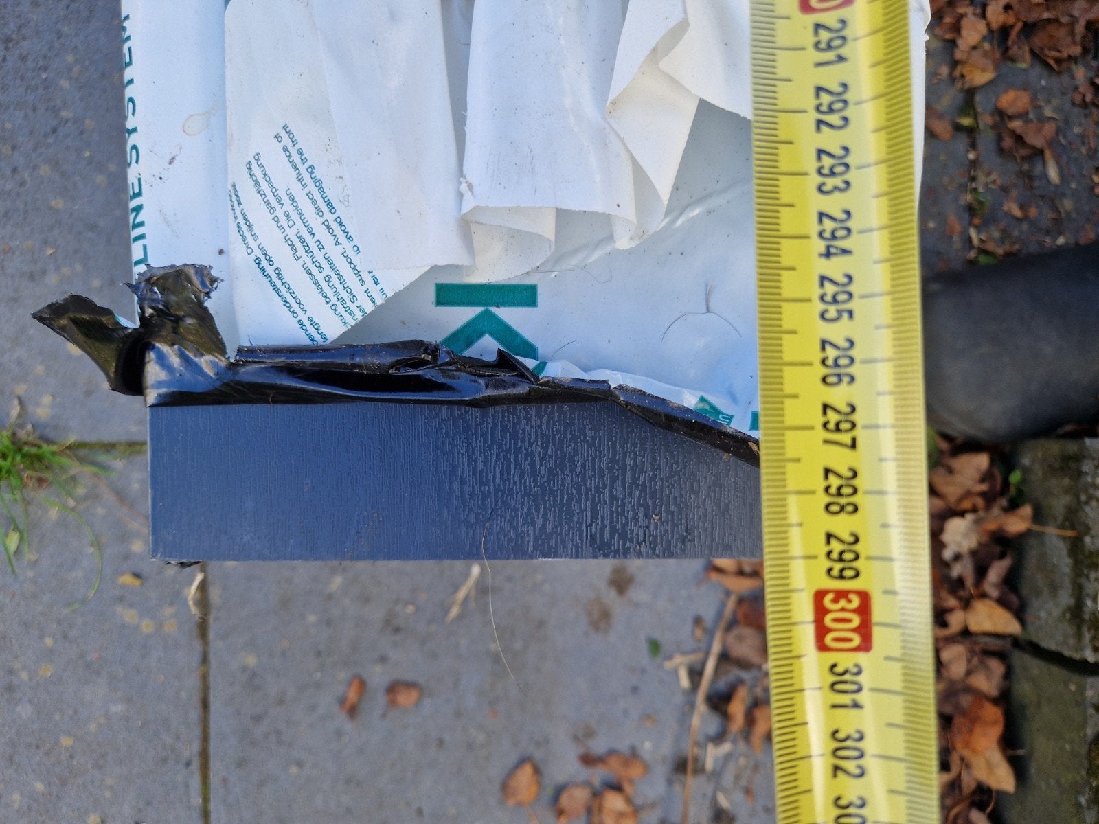 Keralit dakrand bekleding boeideel 20 cm hoog antraciet 701, Ophalen, Nieuw