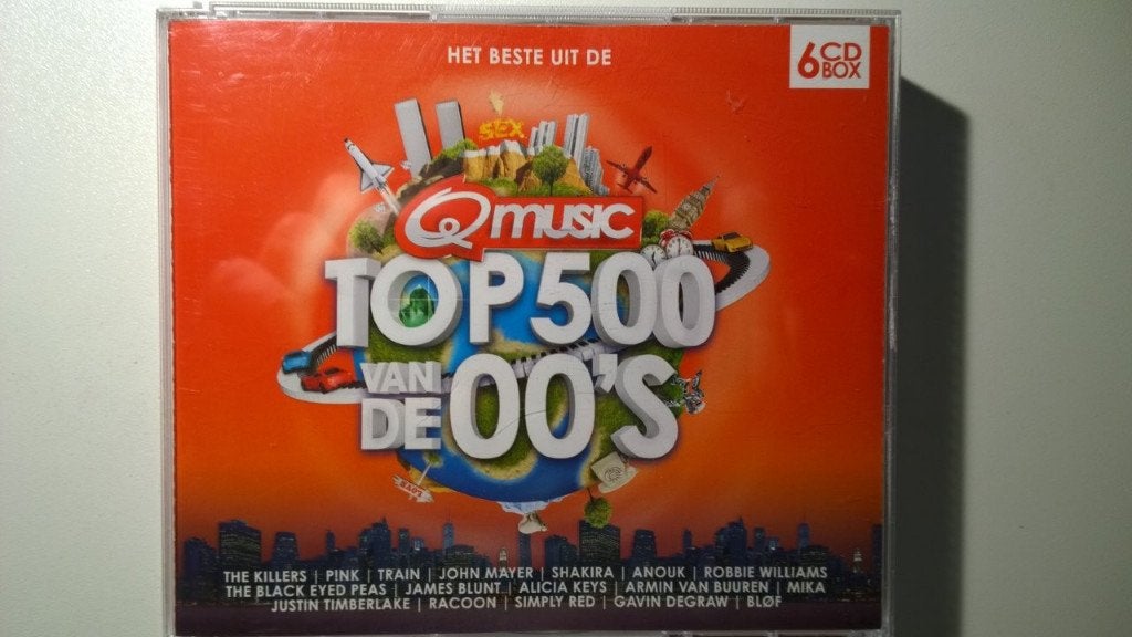 Qmusic Top 500 Van De 00's (6 CD), Ophalen of Verzenden, Zo goed als nieuw, Pop, Boxset