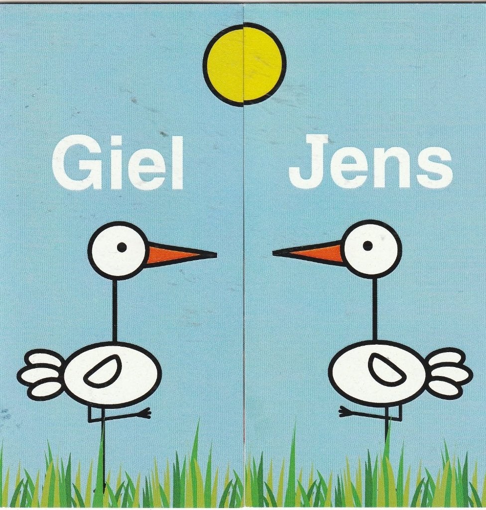 sanne peters & angelique heldens, Ophalen of Verzenden, 2000 tot heden, Geboortekaartje