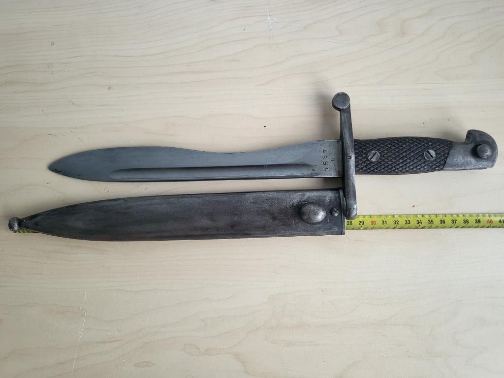 Bolo Bajonet Spaans Mauser geweer, Verzamelen, Militaria | Algemeen, Ophalen of Verzenden, Landmacht, Overige gebieden, Mes of Dolk