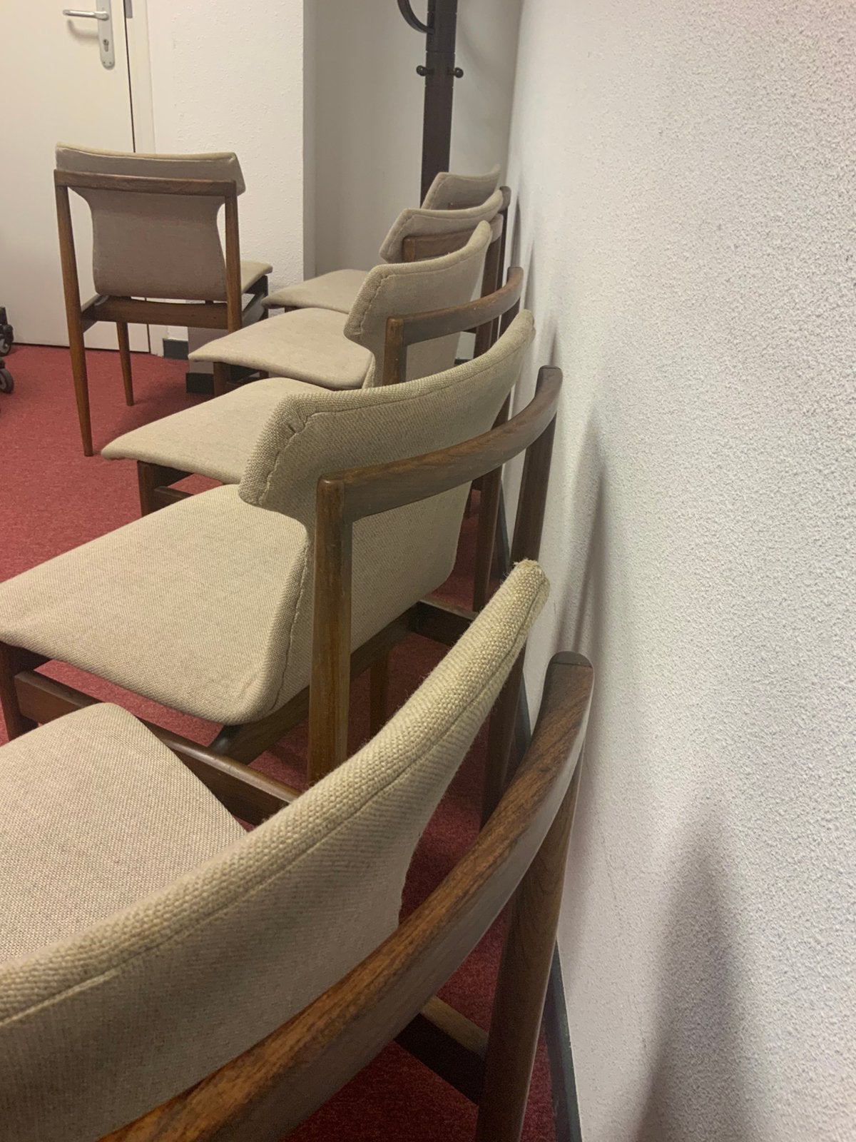 6x Inger klingenberg stoelen(Fristho), Ophalen, Hout, Gebruikt, Bruin