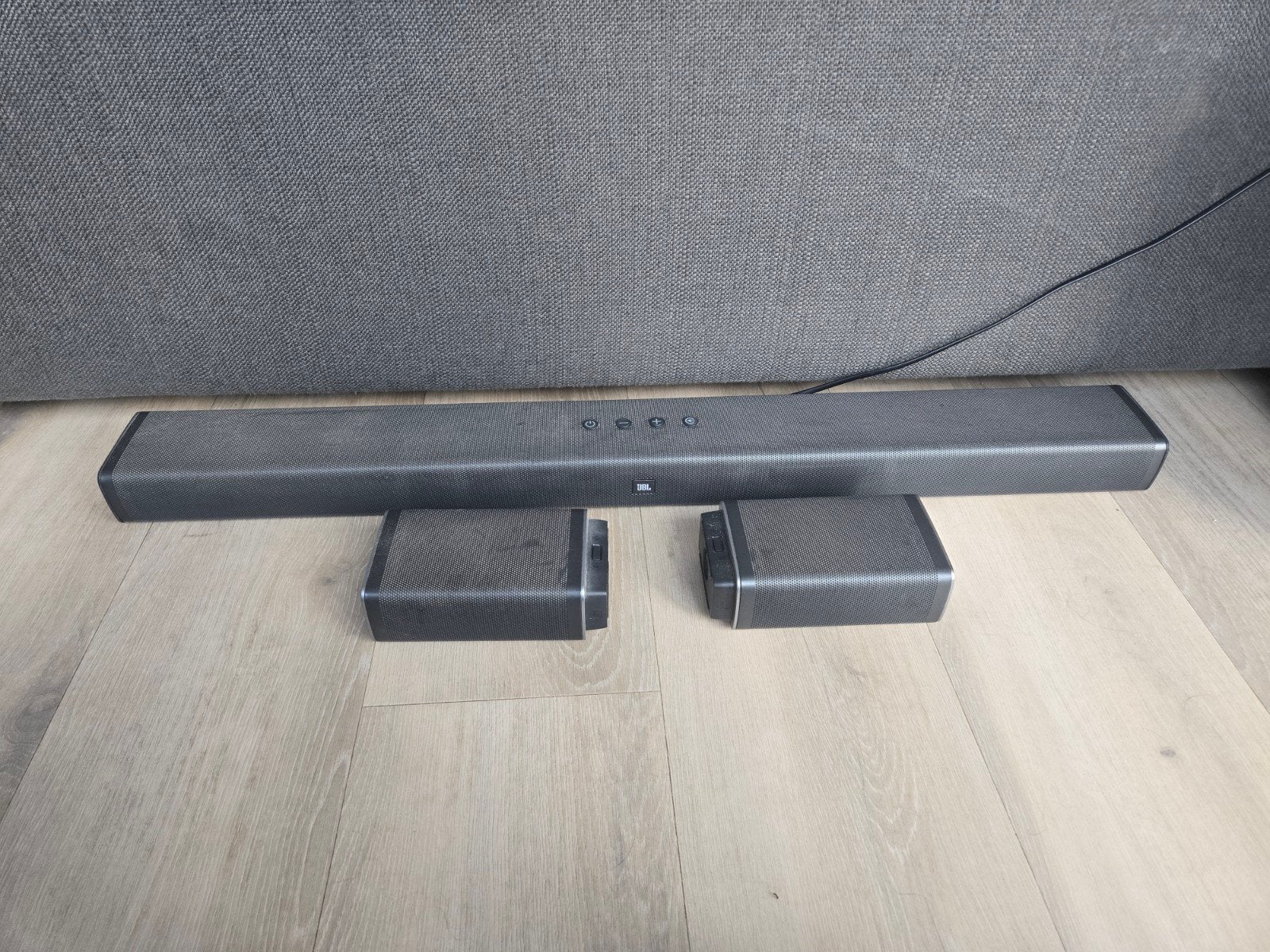 JBL Bar 5.1 Soundbar met draadloze surround speakers, Ophalen, Bluetooth, Zo goed als nieuw