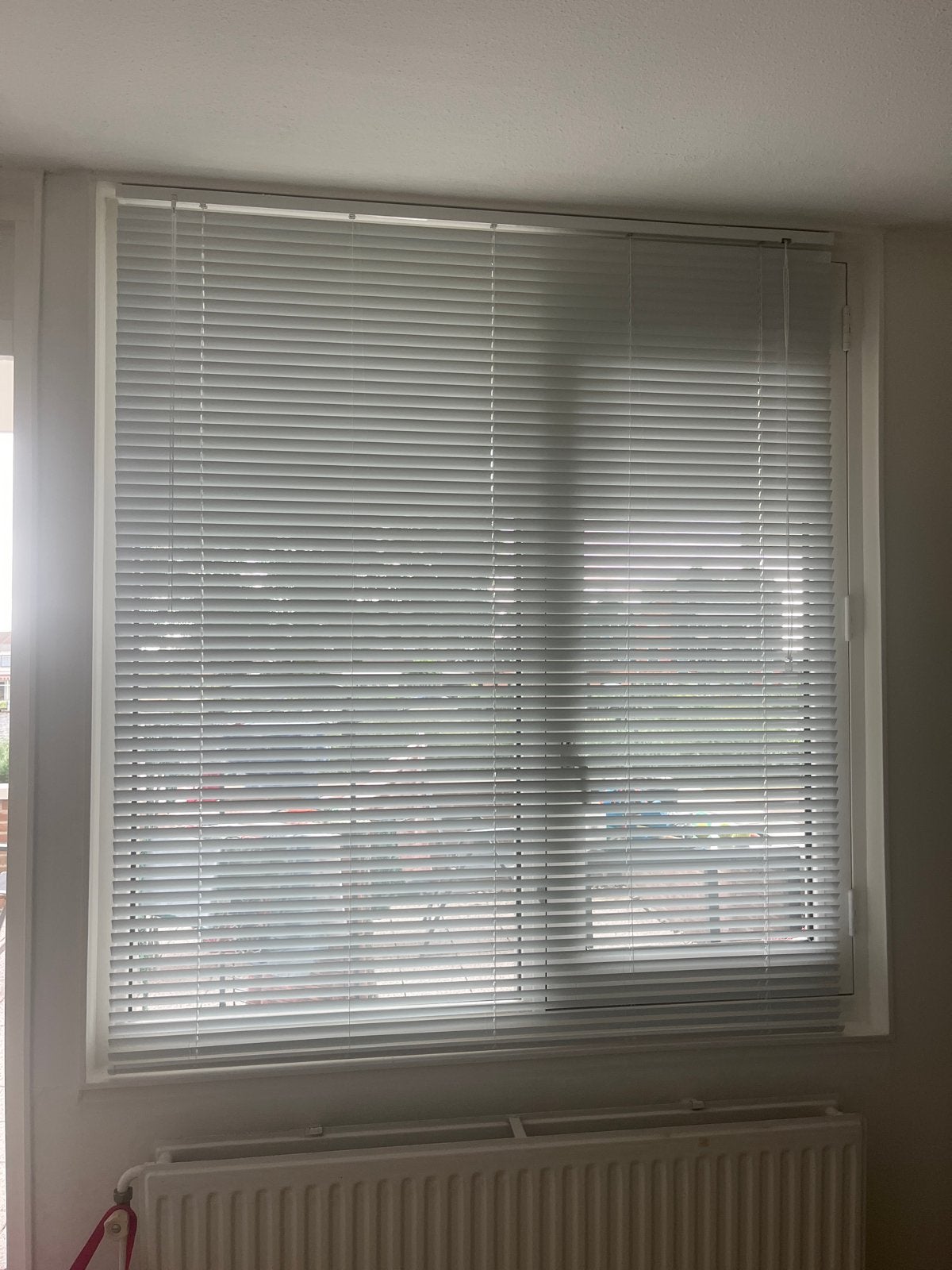 Witte jaloezieën - 140x160 wit, Ophalen, Jaloezie, Gebruikt, Overige merken