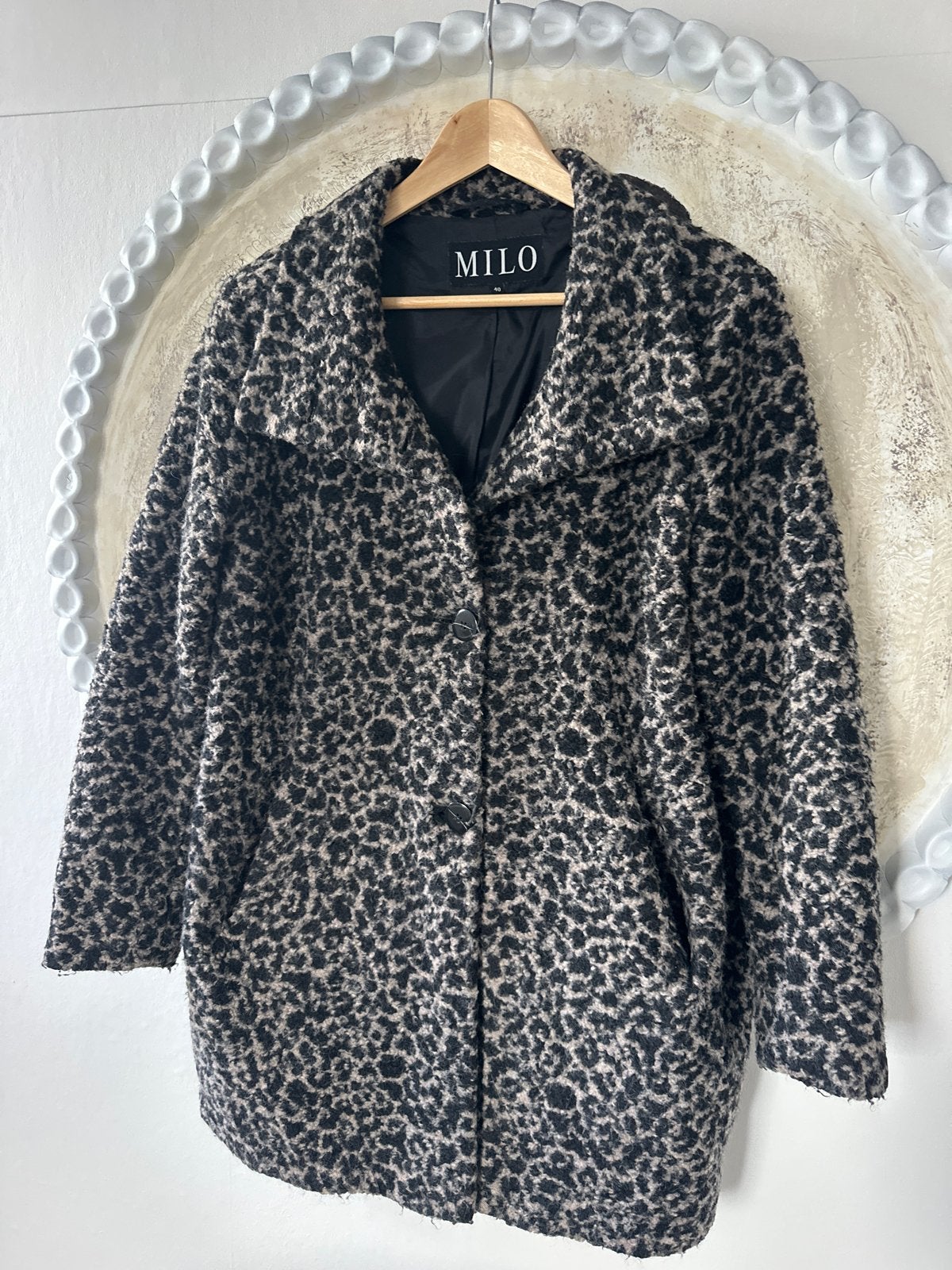 Milo Jas met Luipaardprint - Maat 40, Kleding | Dames, Ophalen of Verzenden, Gedragen, Maat 38/40 (M), Meerkleurig