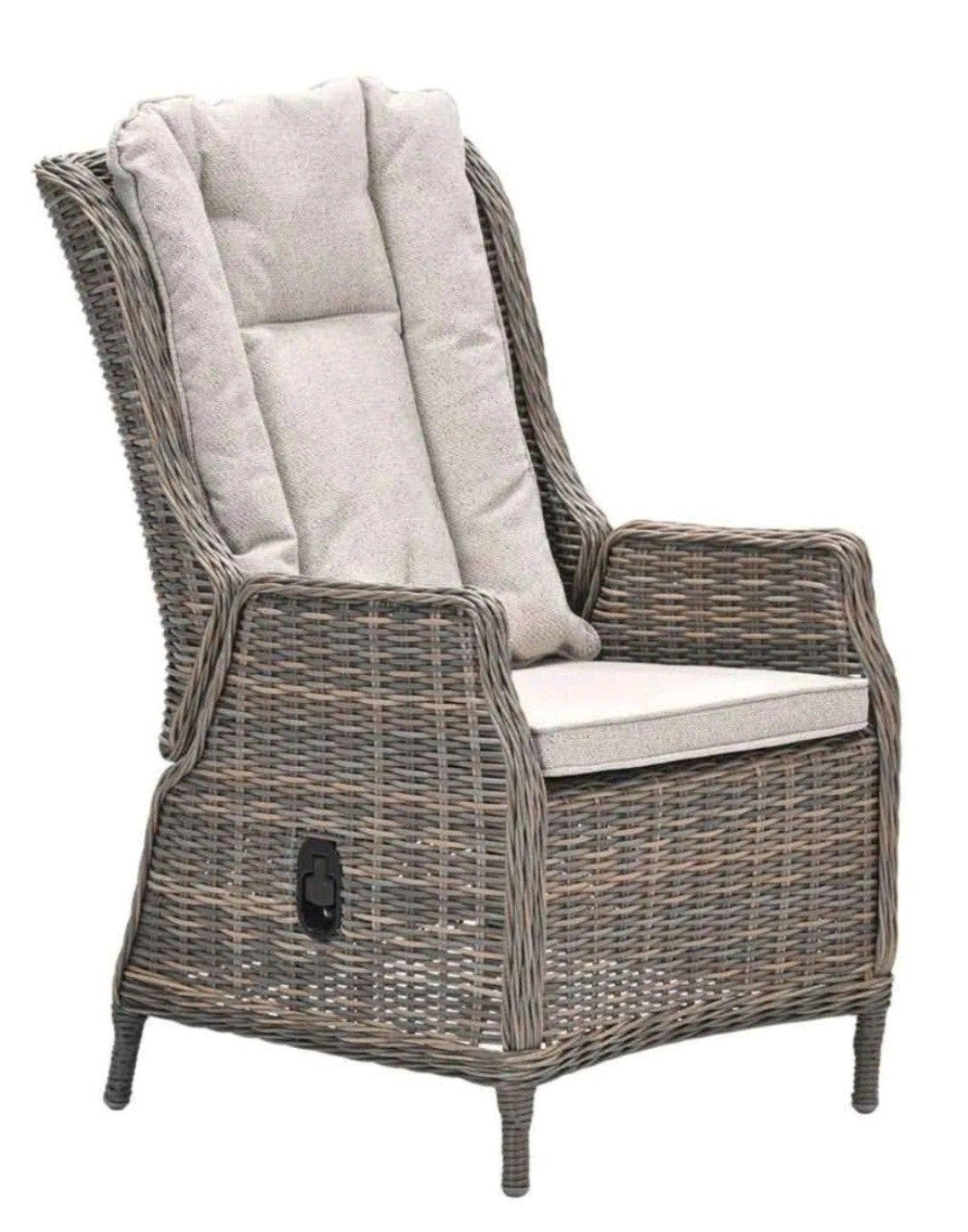 COMFORTABELE NIEUWE WICKER VERSTELBARE RUGLEUNING STOELEN, Tuin en Terras, Ophalen, Nieuw