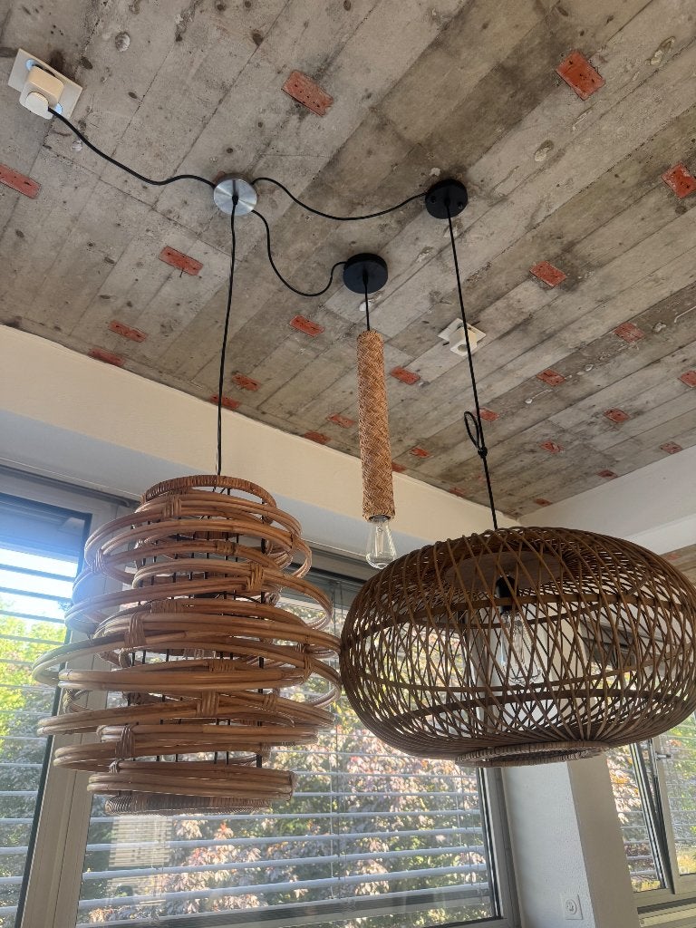 Lamp, Huis en Inrichting, Lampen | Hanglampen, Ophalen, Zo goed als nieuw, Overige materialen