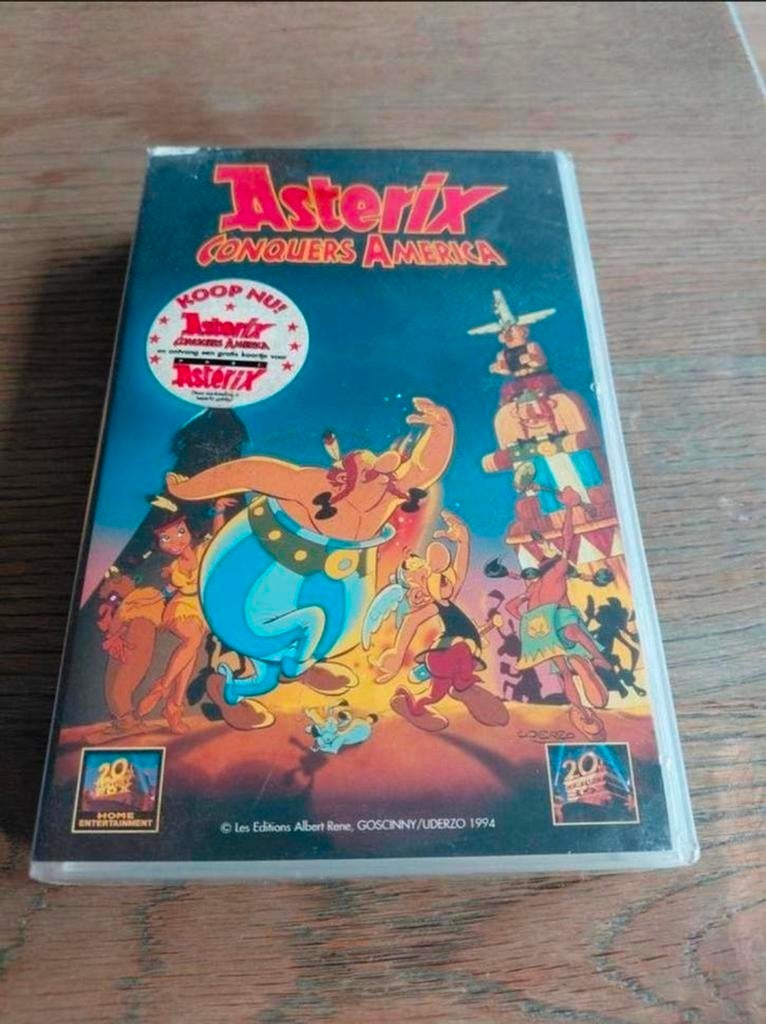 Asterix conquers America videoband., Ophalen of Verzenden, Gebruikt, Tekenfilms en Animatie