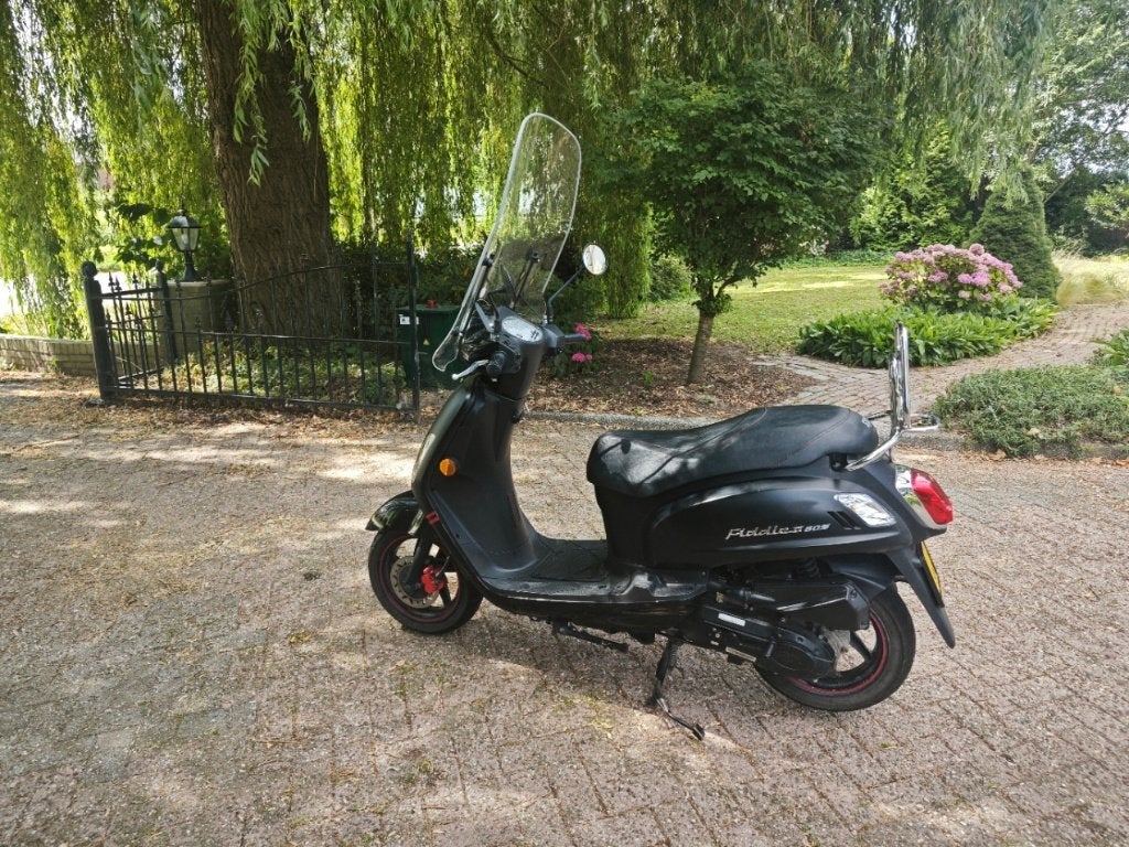 Sym Fiddle II 2021 45 KM met Accessoire kit Clear Pack, Ophalen, Gebruikt, Maximaal 45 km/u, Benzine