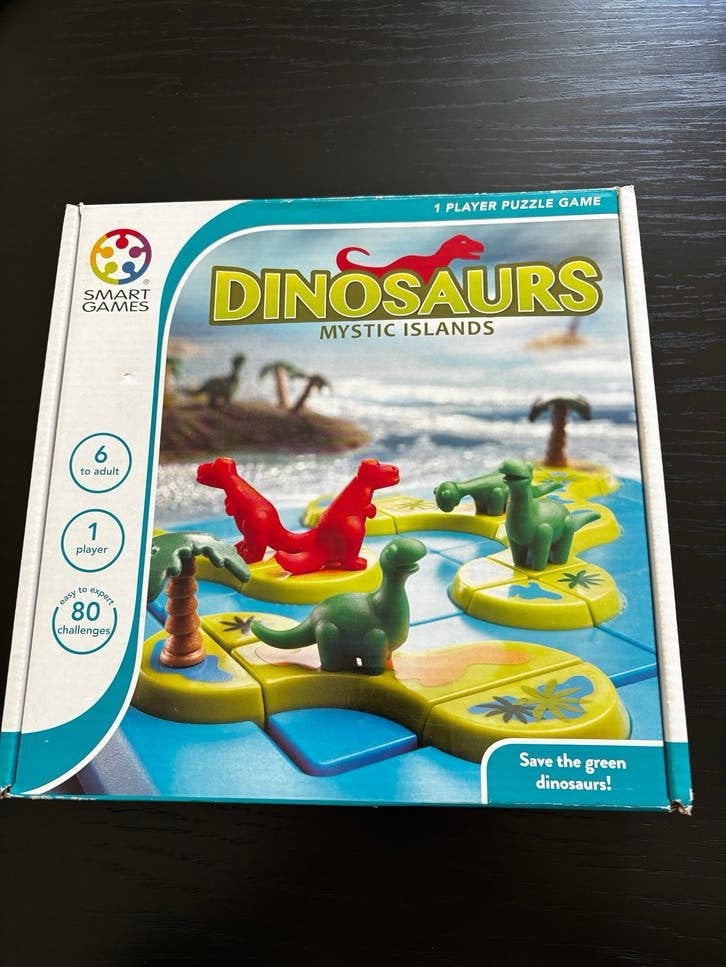 SmartGames Dinosaurs Mystic Islands - Zo goed als nieuw, Een of twee spelers, Ophalen of Verzenden, Zo goed als nieuw