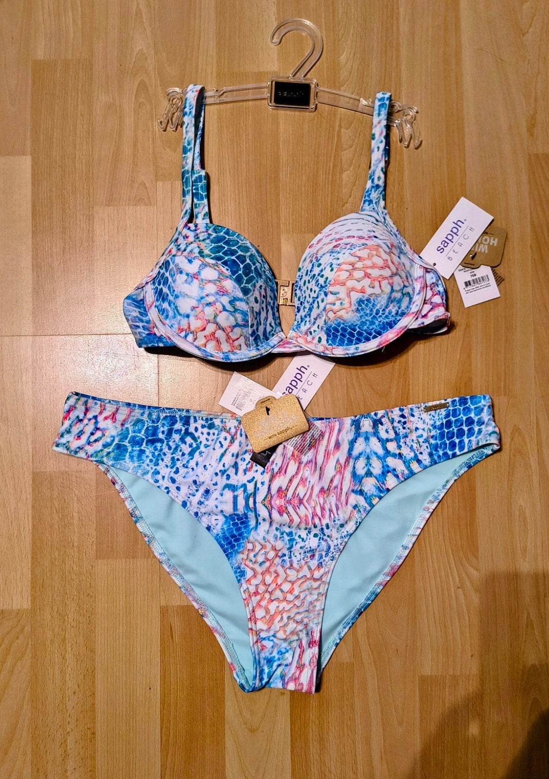 Sapph Bikini Top 75B broekje XL- Nieuw met labels, Kleding | Dames, Badmode en Zwemkleding, Meerkleurig, Nieuw, Ophalen of Verzenden