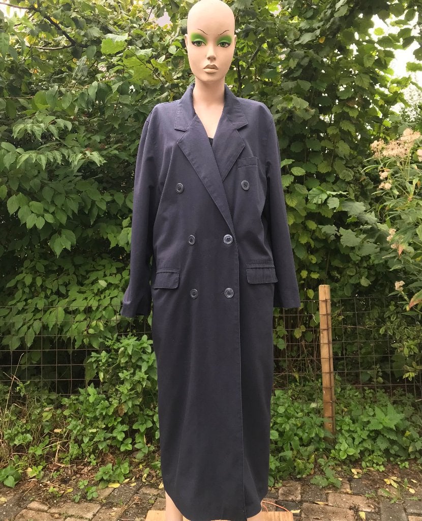 Dames mantel PRIZZI for zij Donkerblauw maat M, Kleding | Dames, Jassen | Winter, Maat 38/40 (M), PRIZZI, Blauw, Ophalen of Verzenden