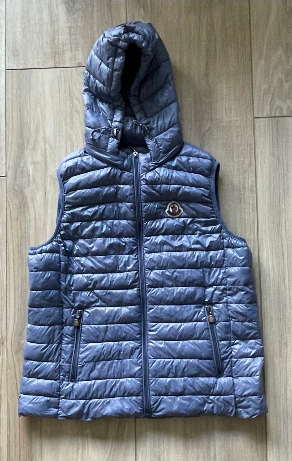 Bodywarmer Moncler, Kleding | Heren, Verzenden, Gedragen, Maat 46 (S) of kleiner, Blauw