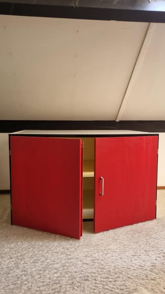 Kastje met 2 deurtjes 60x90x50 cm, Ophalen, Gebruikt, 50 tot 100 cm, Minder dan 100 cm