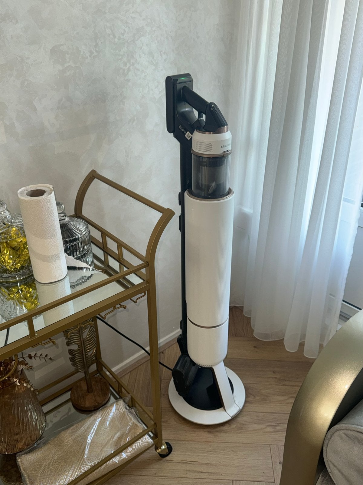 Samsung Jet 90 Complete steelstofzuiger met oplaadstation, Witgoed en Apparatuur, Stofzuigers, Ophalen, Draadloos, Zo goed als nieuw