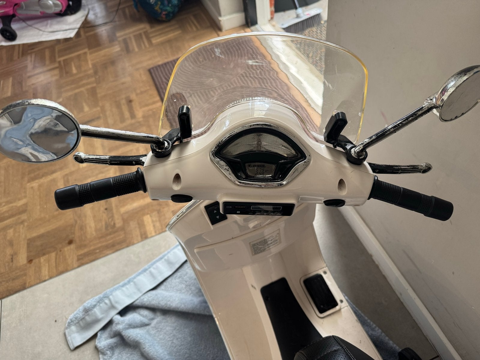 Speelgoed scooter Vespa (gebruikt), Ophalen, Gebruikt